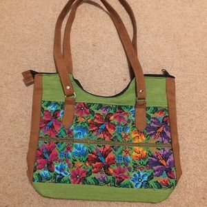 Guatemalan Chichicastenanga Huipil purse 13 1/2”x 11” NWOT